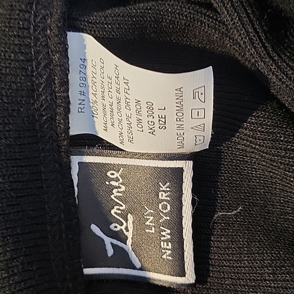 LENNY‎ NEW YORK Sequined Maxi Black Sweater Dress Large - Picture 10 of 12